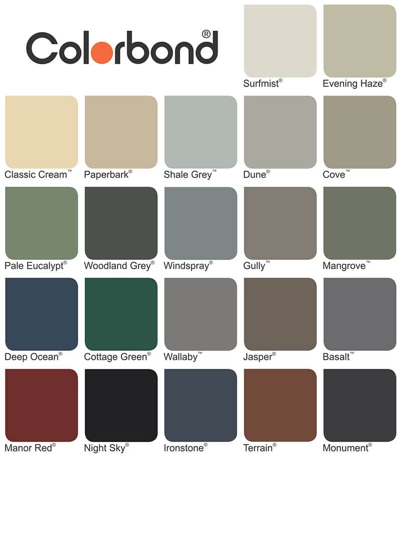 Grey Colour Chart
