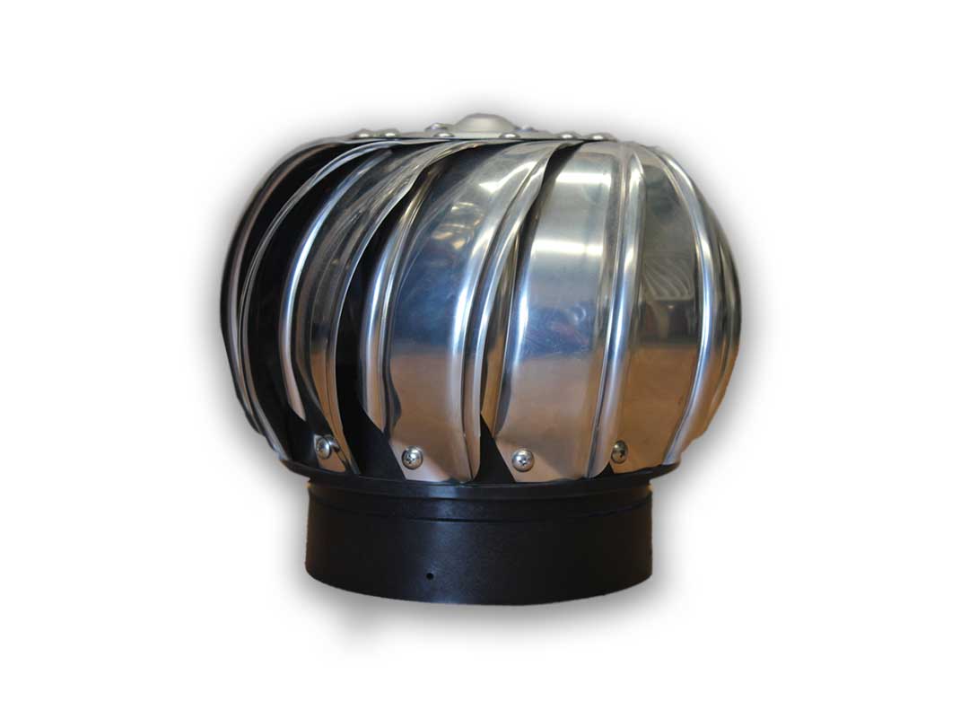 Mini Whirlybird – 100mm mini stainless steel whirlybird vent